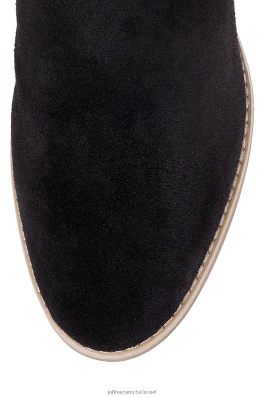 il Jeffrey Campbell רוזלי מגפי קרסול נשים זמש משומן שחור NN6N6336