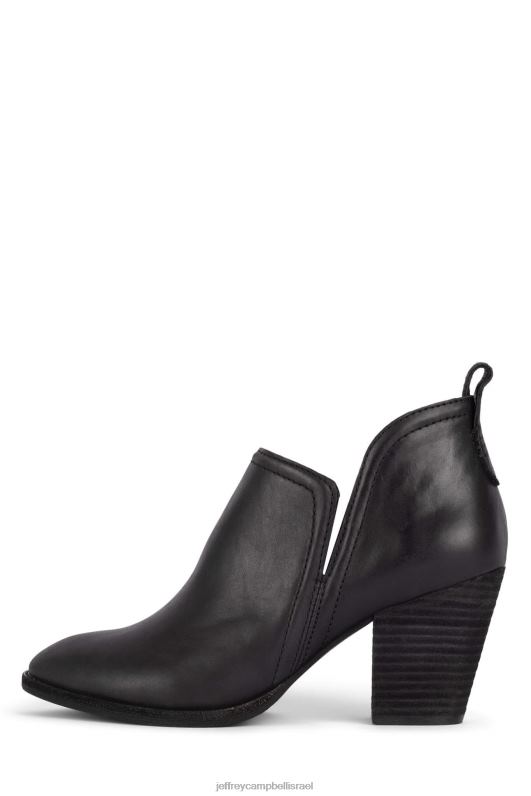 il Jeffrey Campbell רוזלי מגפי קרסול נשים עור שחור NN6N6338