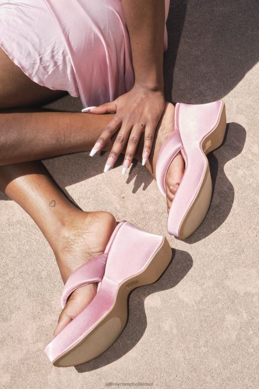 il Jeffrey Campbell טפטוף סנדל פלטפורמה נשים סאטן כחול שמיים NN6N634