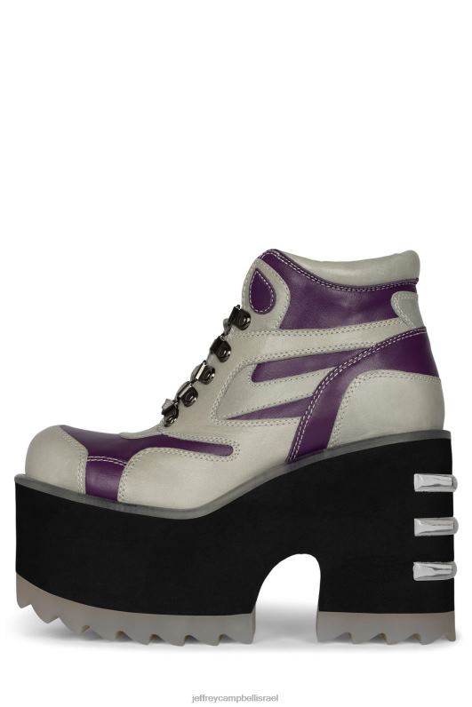 il Jeffrey Campbell סכנות מגפי קרסול נשים סגול אפור NN6N6351