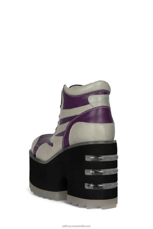 il Jeffrey Campbell סכנות מגפי קרסול נשים סגול אפור NN6N6351