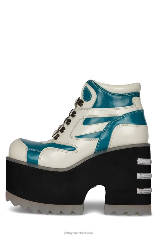 il Jeffrey Campbell סכנות מגפי קרסול נשים לבן כחול NN6N6353