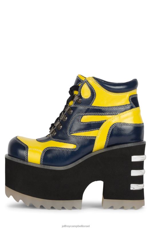 il Jeffrey Campbell סכנות מגפי קרסול נשים צהוב נייבי NN6N6354