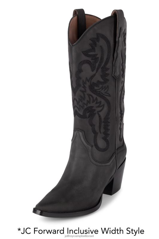 il Jeffrey Campbell יְדִידוּת מגפי קרסול נשים שטוף שחור NN6N6356