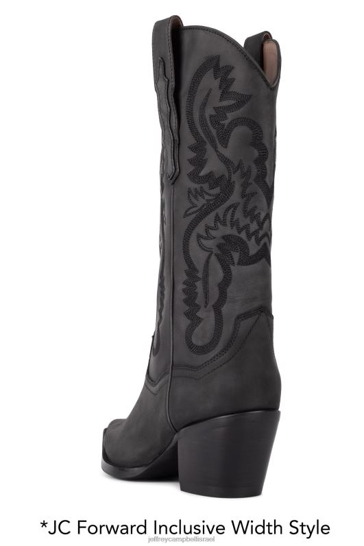 il Jeffrey Campbell יְדִידוּת מגפי קרסול נשים שטוף שחור NN6N6356