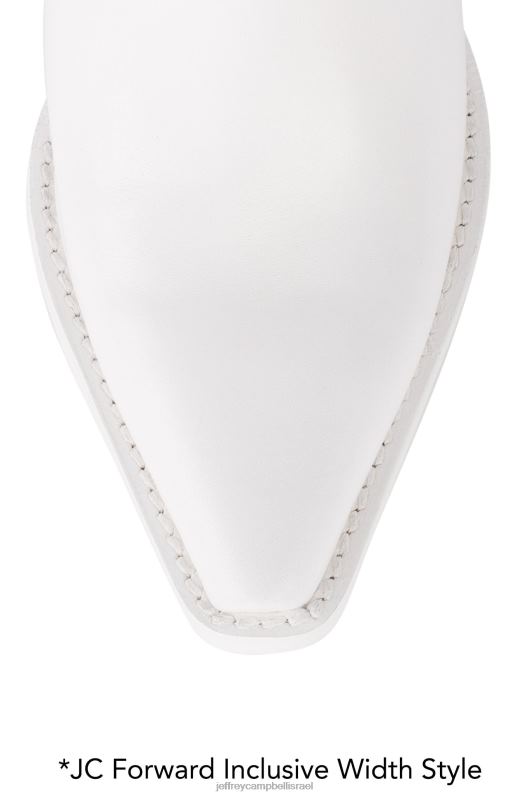 il Jeffrey Campbell יְדִידוּת מגפי קרסול נשים שילוב לבן NN6N6357