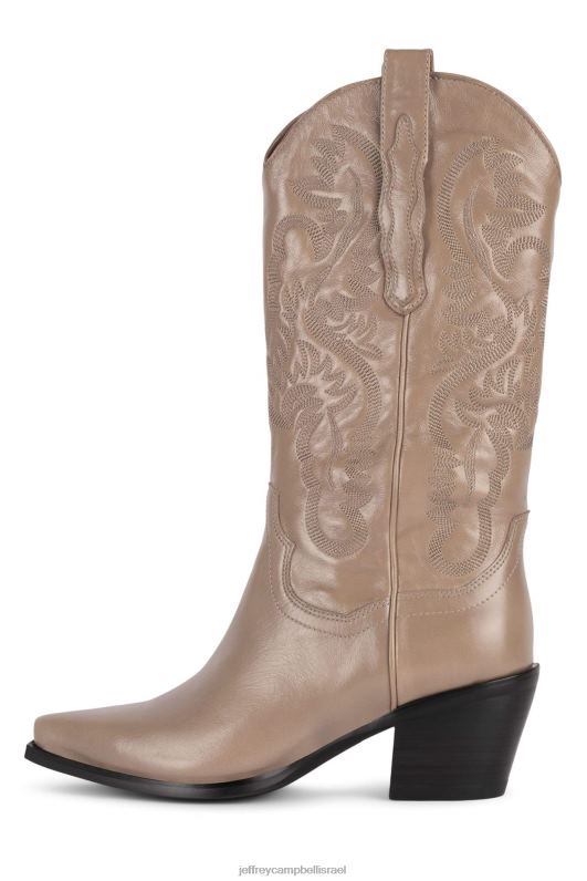 il Jeffrey Campbell דג'ט מגפי קרסול נשים אָפוֹר חוּם NN6N6371