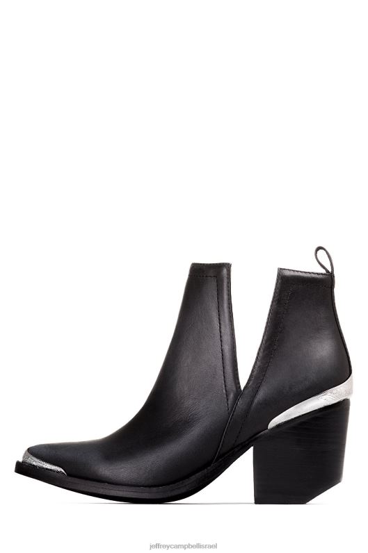 il Jeffrey Campbell קרומוול מגפי קרסול נשים שחור במצוקה NN6N6375