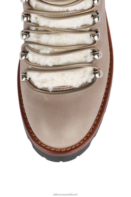 il Jeffrey Campbell גִשׁרוֹן מגפי קרסול נשים שנהב אפור בהיר NN6N6380