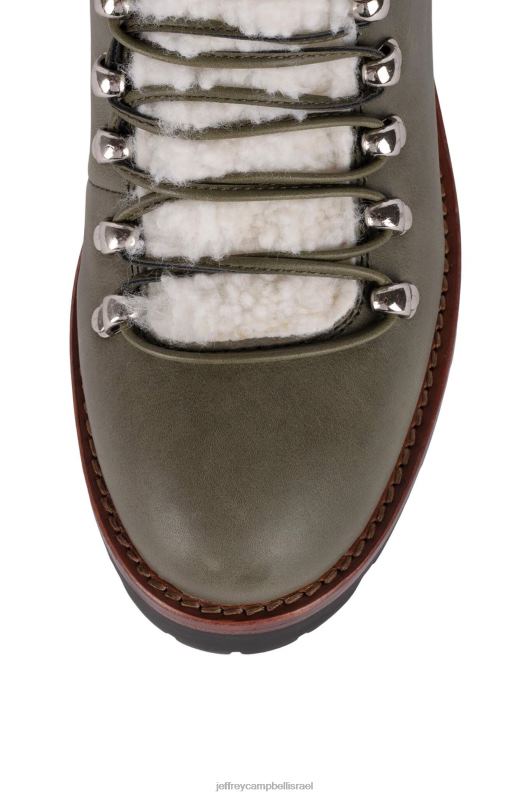 il Jeffrey Campbell גִשׁרוֹן מגפי קרסול נשים שנהב ירוק NN6N6381