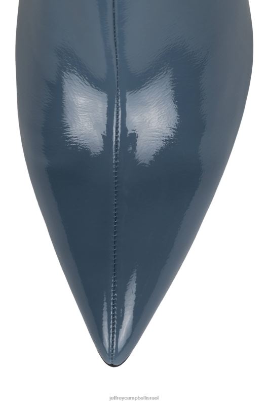 il Jeffrey Campbell מוסאי מגפי קרסול נשים כסף פטנט כחול מאובק NN6N6388