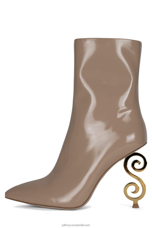 il Jeffrey Campbell מוסאי מגפי קרסול נשים זהב פטנט טבעי NN6N6389