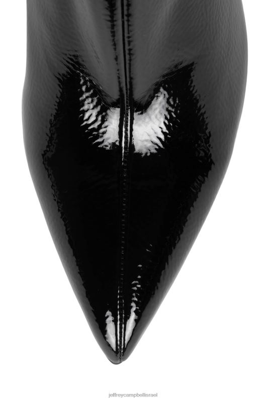 il Jeffrey Campbell מוסאי מגפי קרסול נשים קמט שחור זהב פטנט NN6N6390