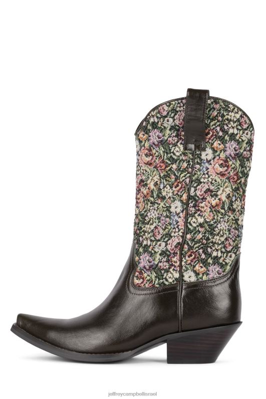 il Jeffrey Campbell פרשת דרכים מגפי קרסול נשים שטיח חאקי רב פרחוני NN6N6411