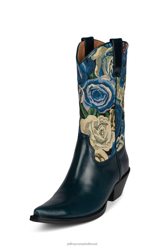 il Jeffrey Campbell פרשת דרכים מגפי קרסול נשים שטיח חיל הים NN6N6412