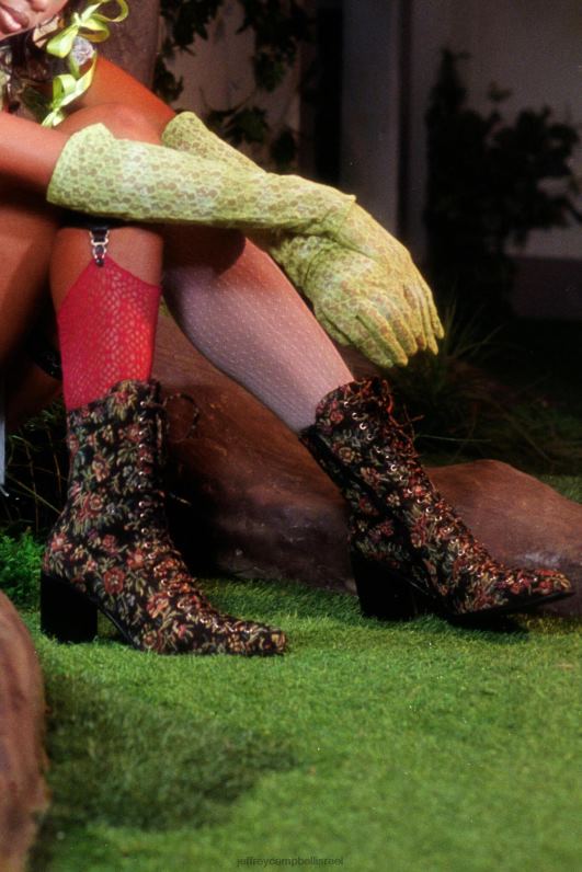 il Jeffrey Campbell ארצ'יל מגפי קרסול נשים שטיח רב פרחוני NN6N6428