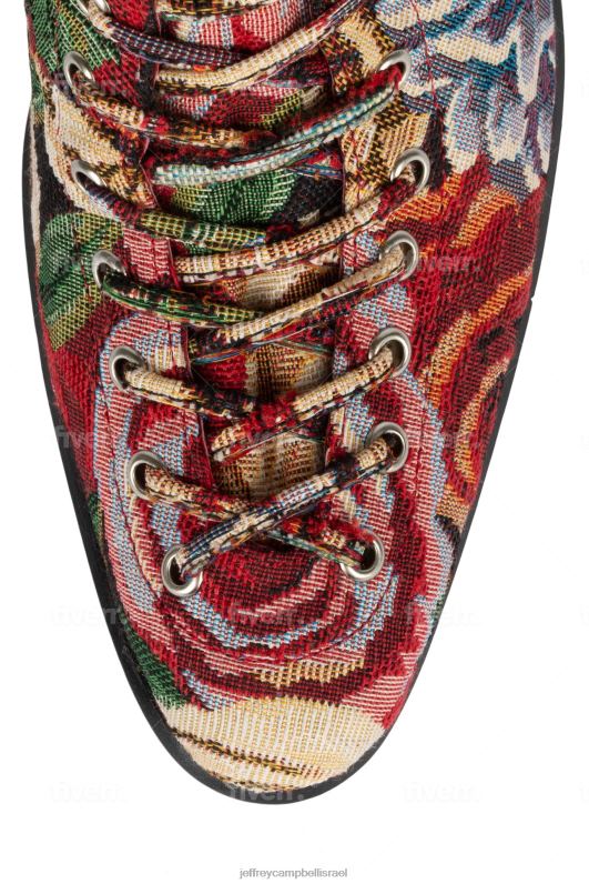 il Jeffrey Campbell ארצ'יל מגפי קרסול נשים פרחוני אדום NN6N6429