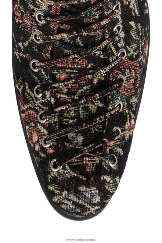 il Jeffrey Campbell ארצ'יל מגפי קרסול נשים שטיח פרחוני שחור NN6N6430