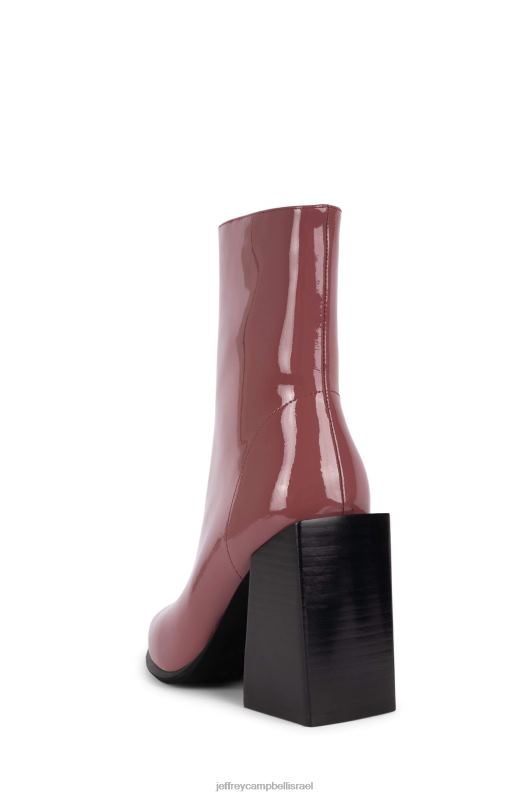 il Jeffrey Campbell לה-סירן מגפי קרסול נשים פטנט של ורד כהה NN6N6434