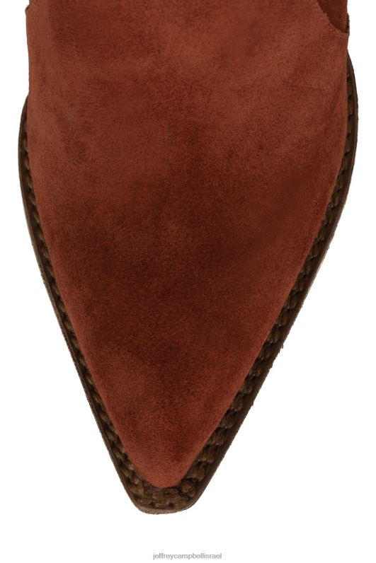 il Jeffrey Campbell אורוויל מגפי קרסול נשים זמש כתום NN6N6441