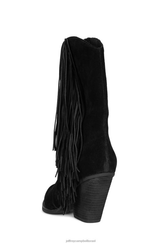 il Jeffrey Campbell אורוויל מגפי קרסול נשים זמש שחור NN6N6442