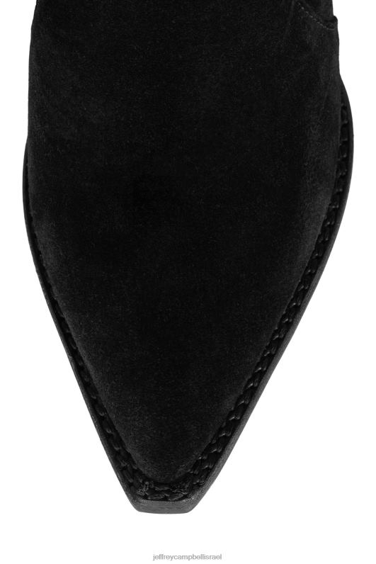 il Jeffrey Campbell אורוויל מגפי קרסול נשים זמש שחור NN6N6442