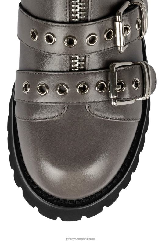 il Jeffrey Campbell שקוע מגפי קרסול נשים כסף אפור NN6N6457