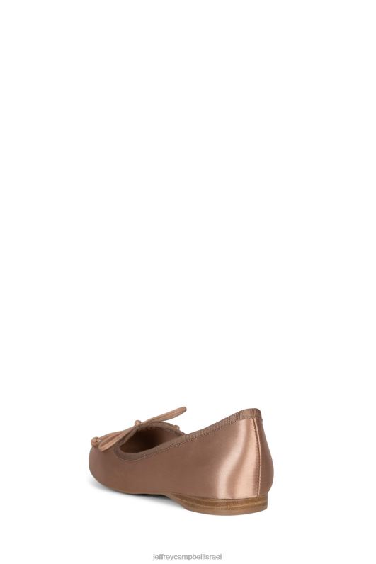 il Jeffrey Campbell טוטו נעלי בלט נשים סאטן טבעי כהה NN6N645