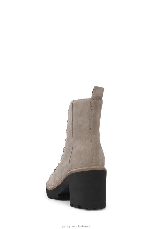 il Jeffrey Campbell או מה מגפי קרסול נשים זמש חום NN6N6484