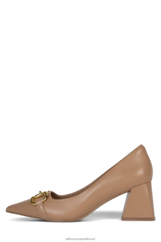 il Jeffrey Campbell שעה שמחה משאבת עקב נשים זהב טבעי NN6N649