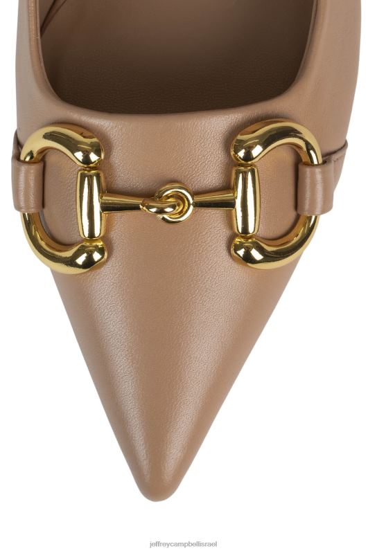 il Jeffrey Campbell שעה שמחה משאבת עקב נשים זהב טבעי NN6N649