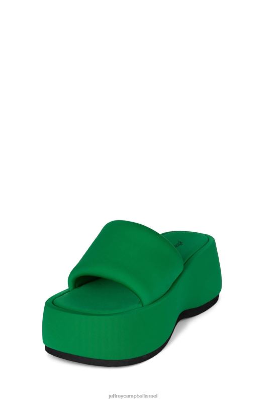 il Jeffrey Campbell טקסט-לי סנדל פלטפורמה נשים ניאופרן ירוק NN6N64