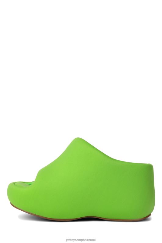 il Jeffrey Campbell סַיֶרֶת סנדל פלטפורמה נשים ניאופרן ירוק בהיר NN6N65