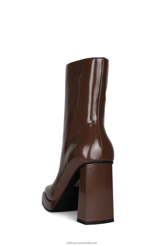 il Jeffrey Campbell מקסימום-לו מגפי קרסול נשים קופסת שיזוף כהה NN6N6503