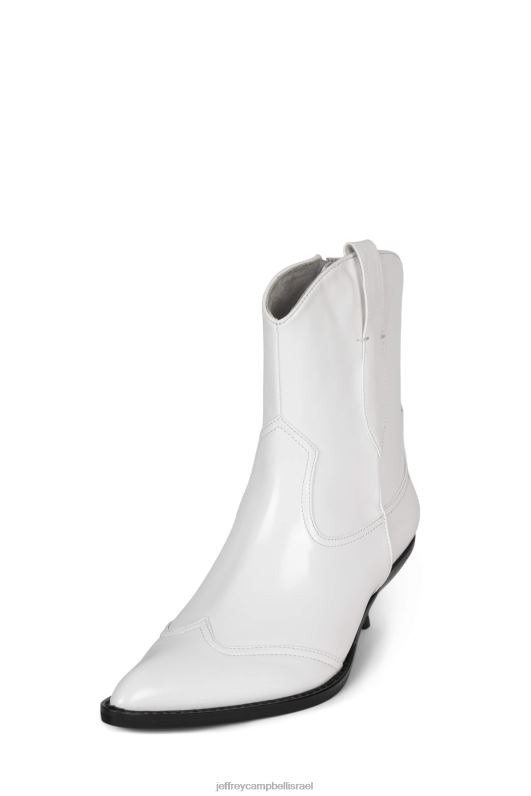 il Jeffrey Campbell כיכר הזמן מגפי קרסול נשים קופסת שנהב NN6N6509