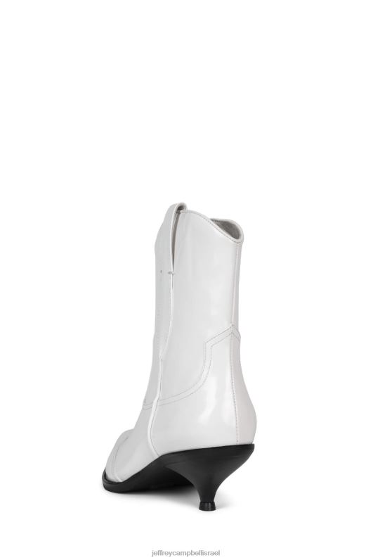 il Jeffrey Campbell כיכר הזמן מגפי קרסול נשים קופסת שנהב NN6N6509