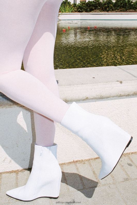 il Jeffrey Campbell קתרינה מגפי קרסול נשים לבן NN6N6514