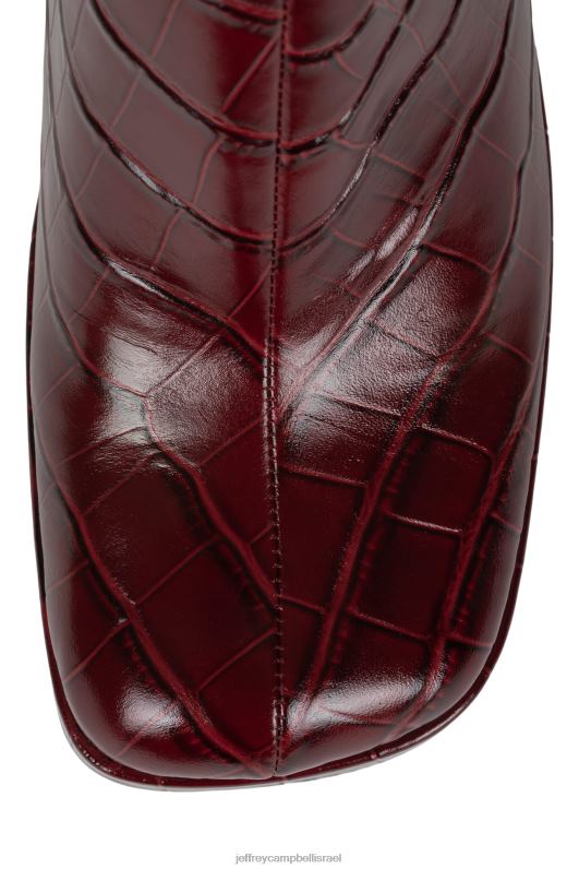 il Jeffrey Campbell מינימום-לו מגפי קרסול נשים יין קרוקו NN6N6516