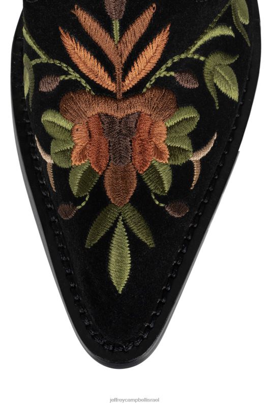 il Jeffrey Campbell שודדים מגפי קרסול נשים מולטי זמש שחור NN6N6524