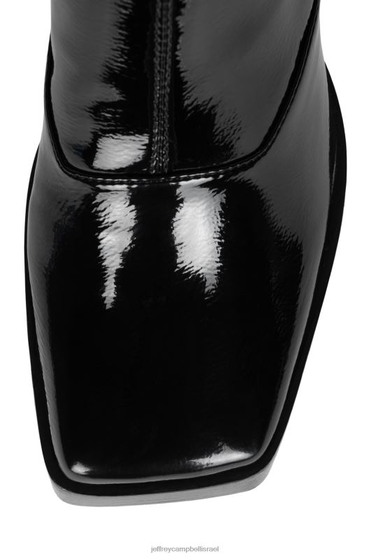 il Jeffrey Campbell קלופסיה מגפי קרסול נשים ערימת פולנית שחורה NN6N6547