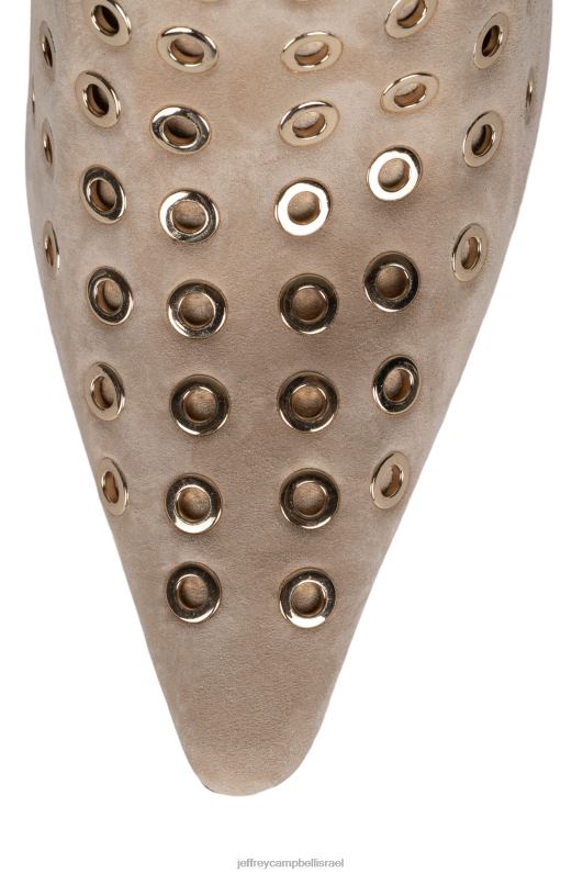 il Jeffrey Campbell מצפן-ה מגפי קרסול נשים זמש בז 'זהב NN6N6552