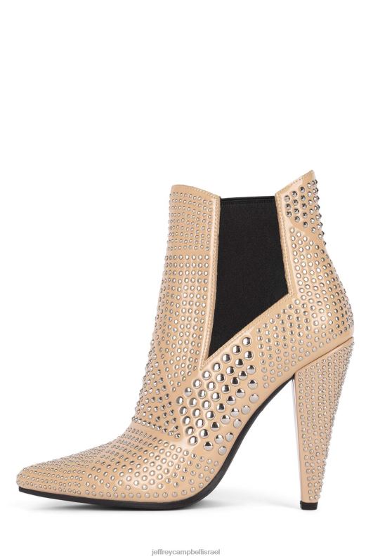 il Jeffrey Campbell חתיך מגפי קרסול נשים כסף פטנט טבעי NN6N6587