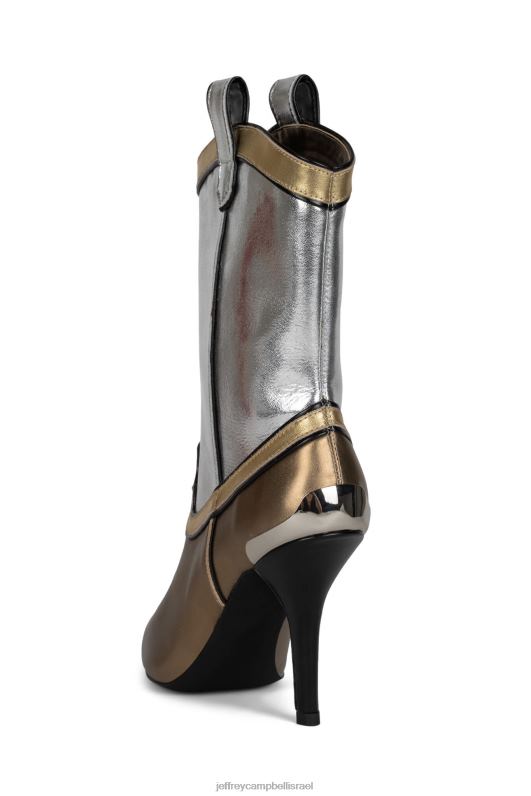 il Jeffrey Campbell אל-פאסו מגפי קרסול נשים מולטי מתכתי NN6N6605