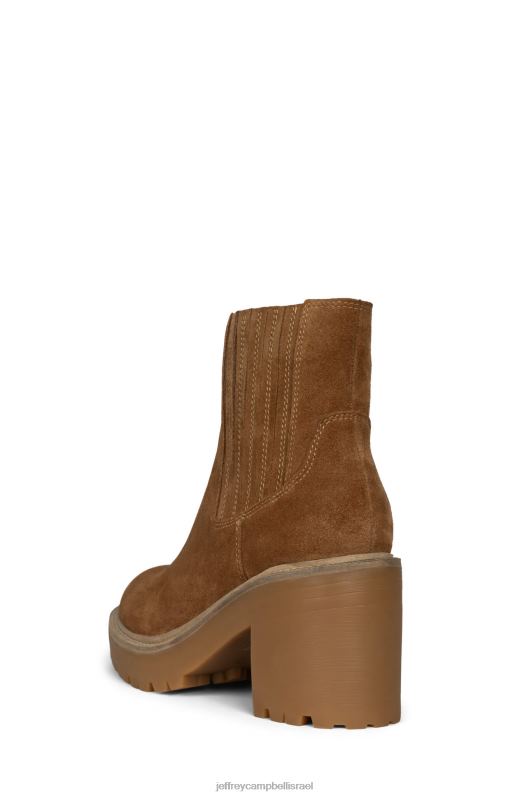 il Jeffrey Campbell טאקי מגפי קרסול נשים זמש שזוף NN6N6617