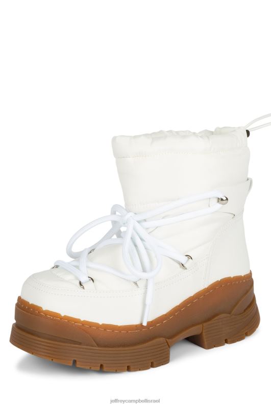 il Jeffrey Campbell סליזד מגפי קרסול נשים לבן NN6N6628