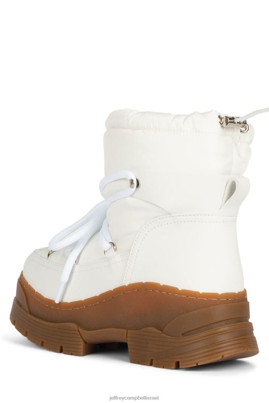 il Jeffrey Campbell סליזד מגפי קרסול נשים לבן NN6N6628