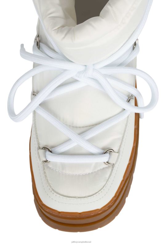 il Jeffrey Campbell סליזד מגפי קרסול נשים לבן NN6N6628