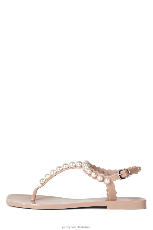 il Jeffrey Campbell פנינה סנדלים נשים מבריק טבעי NN6N664