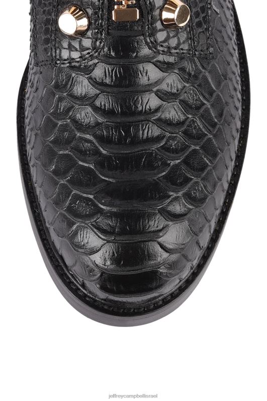 il Jeffrey Campbell טון מגפי קרסול נשים נחש שחור NN6N6653