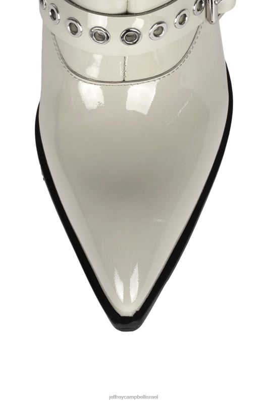 il Jeffrey Campbell איגנטיוס-ב מגפי קרסול נשים פטנט אפור NN6N6660